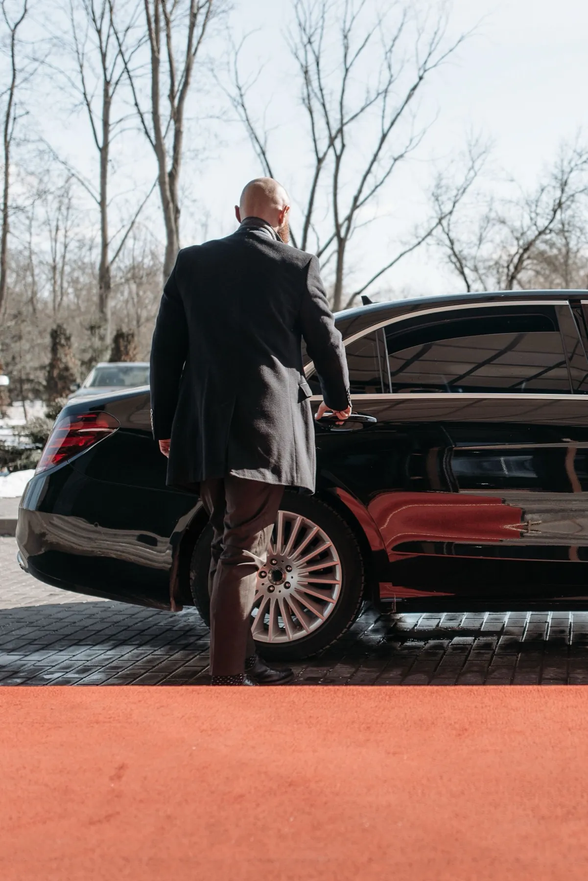 Chauffeur waiting for a passenger at the airport